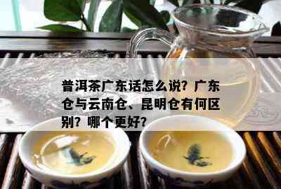 普洱茶广东话怎么说？广东仓与云南仓、昆明仓有何区别？哪个更好？