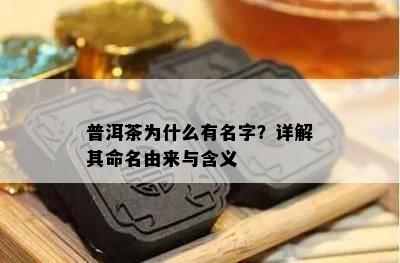 普洱茶为什么有名字？详解其命名由来与含义