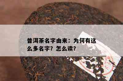 普洱茶名字由来：为何有这么多名字？怎么读？