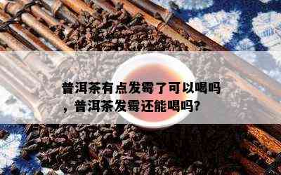 普洱茶有点发霉了可以喝吗，普洱茶发霉还能喝吗？