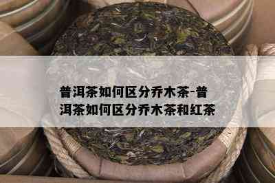 普洱茶如何区分乔木茶-普洱茶如何区分乔木茶和红茶