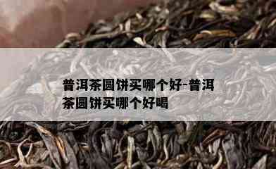 普洱茶圆饼买哪个好-普洱茶圆饼买哪个好喝