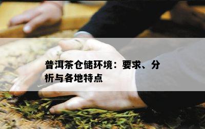 普洱茶仓储环境：要求、分析与各地特点