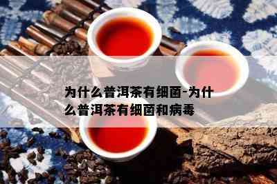 为什么普洱茶有细菌-为什么普洱茶有细菌和病