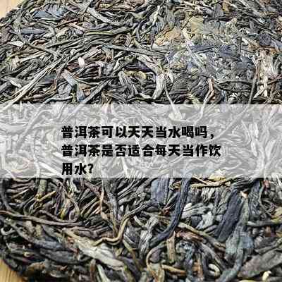 普洱茶可以天天当水喝吗，普洱茶是否适合每天当作饮用水？