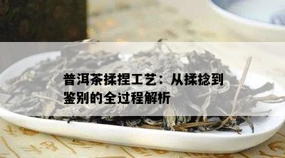 普洱茶揉捏工艺：从揉捻到鉴别的全过程解析