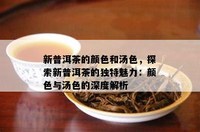 新普洱茶的颜色和汤色，探索新普洱茶的独特魅力：颜色与汤色的深度解析