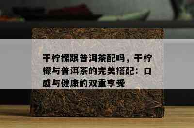 干柠檬跟普洱茶配吗，干柠檬与普洱茶的完美搭配：口感与健康的双重享受