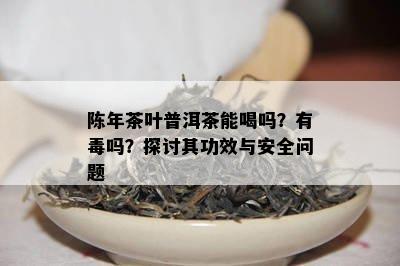 陈年茶叶普洱茶能喝吗？有吗？探讨其功效与安全问题