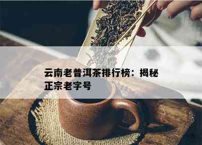 云南老普洱茶排行榜：揭秘正宗老字号