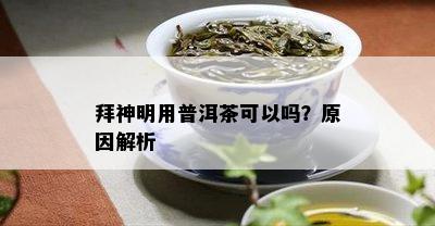 拜神明用普洱茶可以吗？原因解析