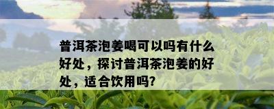 普洱茶泡姜喝可以吗有什么好处，探讨普洱茶泡姜的好处，适合饮用吗？