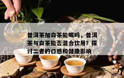 普洱茶加白茶能喝吗，普洱茶与白茶能否混合饮用？探讨二者的口感和健康影响