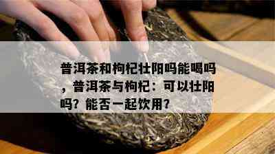 普洱茶和枸杞壮阳吗能喝吗，普洱茶与枸杞：可以壮阳吗？能否一起饮用？