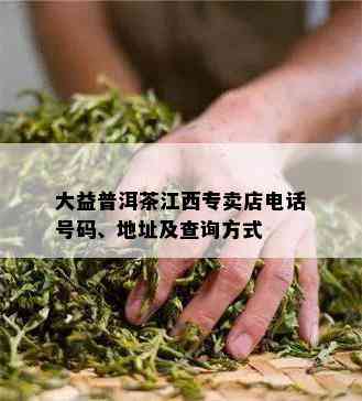 大益普洱茶江西专卖店电话号码、地址及查询方式