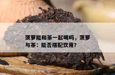 菠萝能和茶一起喝吗，菠萝与茶：能否搭配饮用？