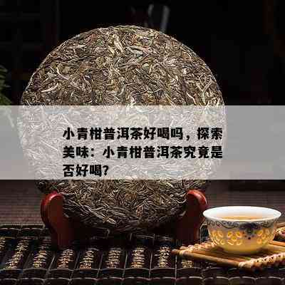 小青柑普洱茶好喝吗，探索美味：小青柑普洱茶究竟是否好喝？