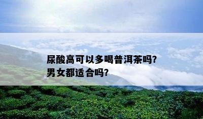 尿酸高可以多喝普洱茶吗？男女都适合吗？