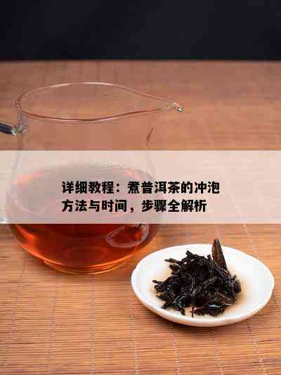 详细教程：煮普洱茶的冲泡方法与时间，步骤全解析