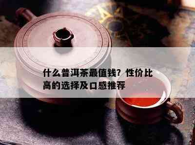 什么普洱茶最值钱？性价比高的选择及口感推荐