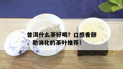 普洱什么茶好喝？口感香醇、助消化的茶叶推荐！