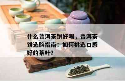 什么普洱茶饼好喝，普洱茶饼选购指南：如何挑选口感好的茶叶？