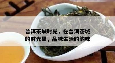 普洱茶城时光，在普洱茶城的时光里，品味生活的韵味