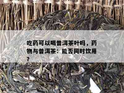 吃可以喝普洱茶叶吗，物与普洱茶：能否同时饮用？