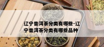 辽宁普洱茶分类有哪些-辽宁普洱茶分类有哪些品种