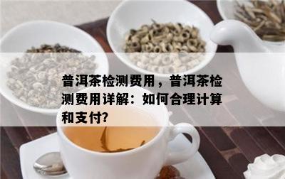 普洱茶检测费用，普洱茶检测费用详解：如何合理计算和支付？