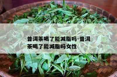 普洱茶喝了能减脂吗-普洱茶喝了能减脂吗女性