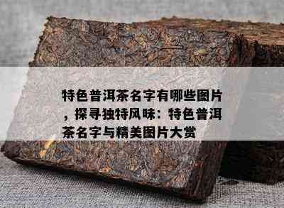 特色普洱茶名字有哪些图片，探寻独特风味：特色普洱茶名字与精美图片大赏