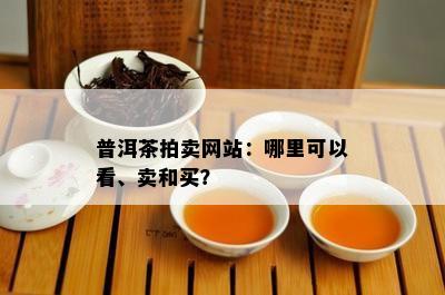 普洱茶拍卖网站：哪里可以看、卖和买？