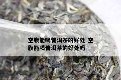 空腹能喝普洱茶的好处-空腹能喝普洱茶的好处吗