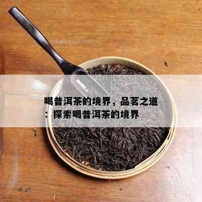 喝普洱茶的境界，品茗之道：探索喝普洱茶的境界