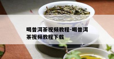 喝普洱茶视频教程-喝普洱茶视频教程下载