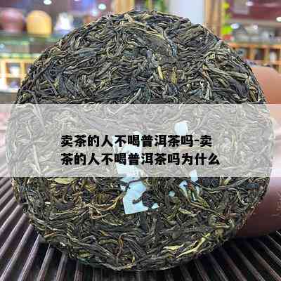 卖茶的人不喝普洱茶吗-卖茶的人不喝普洱茶吗为什么