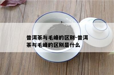 普洱茶与毛峰的区别-普洱茶与毛峰的区别是什么