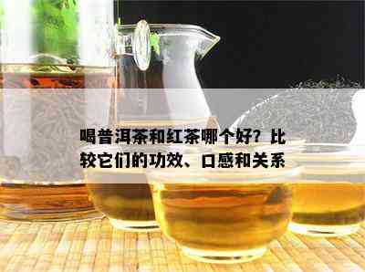 喝普洱茶和红茶哪个好？比较它们的功效、口感和关系