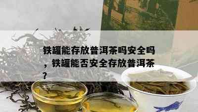 铁罐能存放普洱茶吗安全吗，铁罐能否安全存放普洱茶？