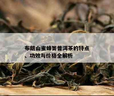 布朗山蜜蜂箐普洱茶的特点、功效与价格全解析