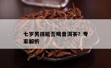 七岁男孩能否喝普洱茶？专家解析