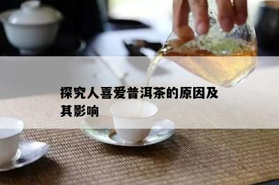 探究人喜爱普洱茶的原因及其影响