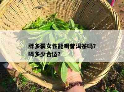 胖多囊女性能喝普洱茶吗？喝多少合适？