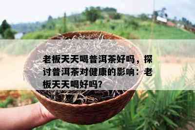 老板天天喝普洱茶好吗，探讨普洱茶对健康的影响：老板天天喝好吗？