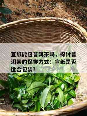 宣纸能包普洱茶吗，探讨普洱茶的保存方式：宣纸是否适合包装？