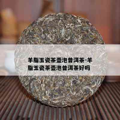 羊脂玉瓷茶壶泡普洱茶-羊脂玉瓷茶壶泡普洱茶好吗