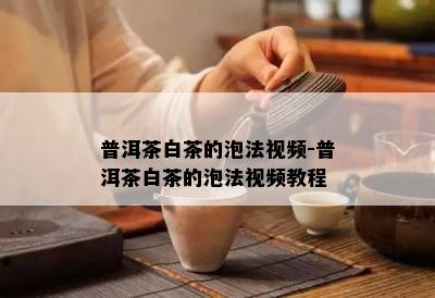 普洱茶白茶的泡法视频-普洱茶白茶的泡法视频教程