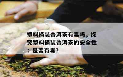 塑料桶装普洱茶有吗，探究塑料桶装普洱茶的安全性：是否有？