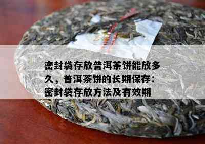 密封袋存放普洱茶饼能放多久，普洱茶饼的长期保存：密封袋存放方法及有效期